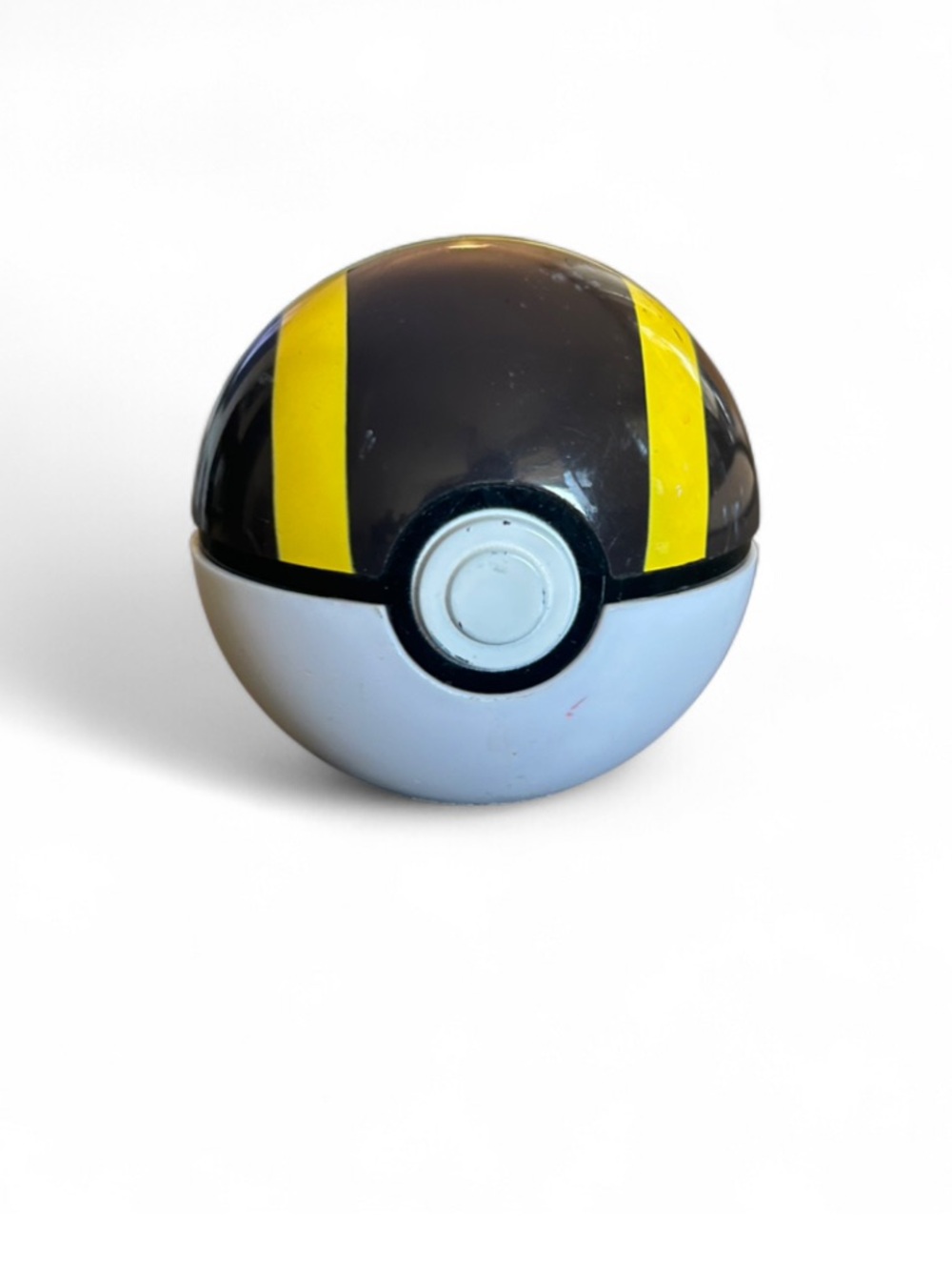 Black and yellow Poké Ball #Pokémon #gaming